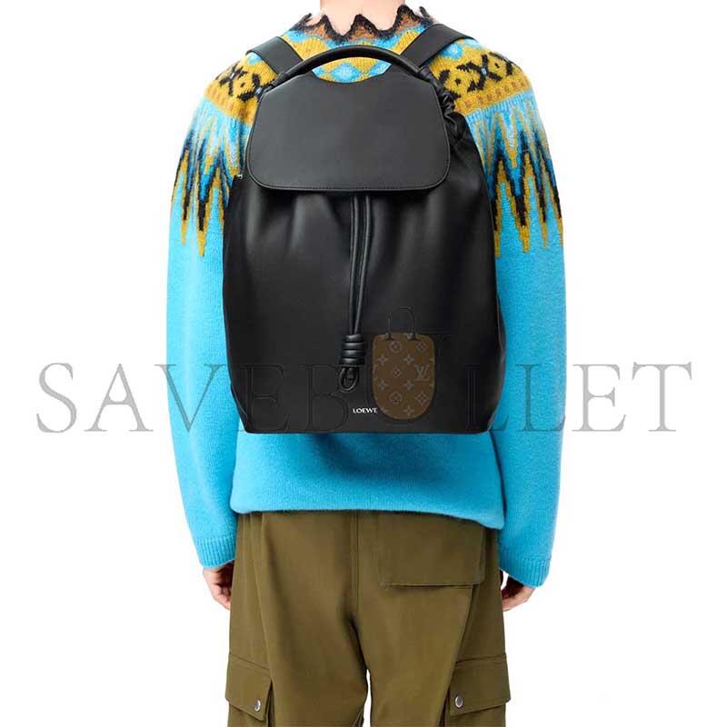 L0ew* flamenco backpack in shiny b411flkx01 (40*36*16cm)